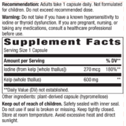 Alternative view of Kelp 600mg - 100 capsules